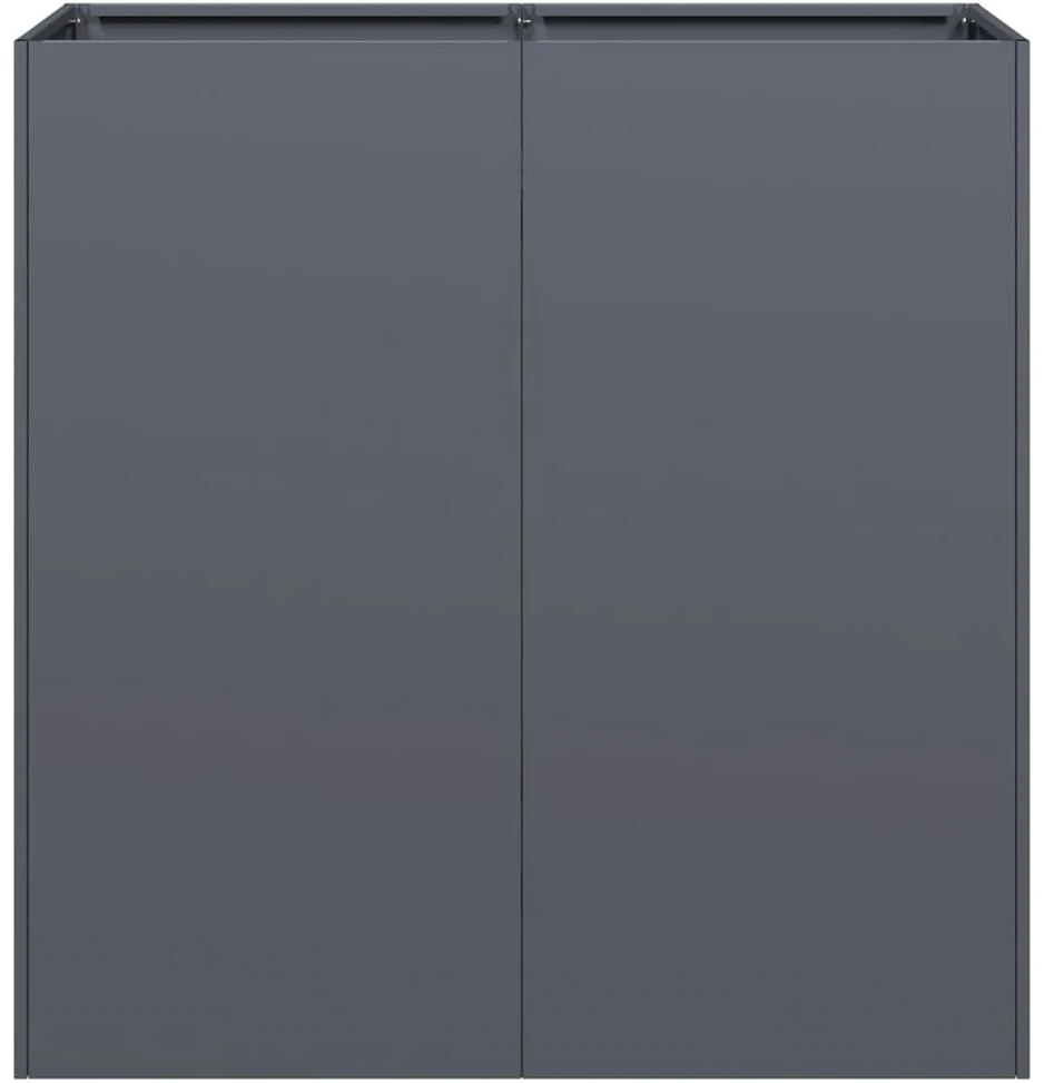Lovelis, antracito, 80x40x80cm, šaltai valcuotas plienas