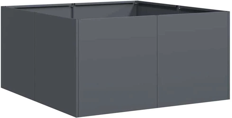 Lovelis, antracito, 80x80x40cm, šaltai valcuotas plienas