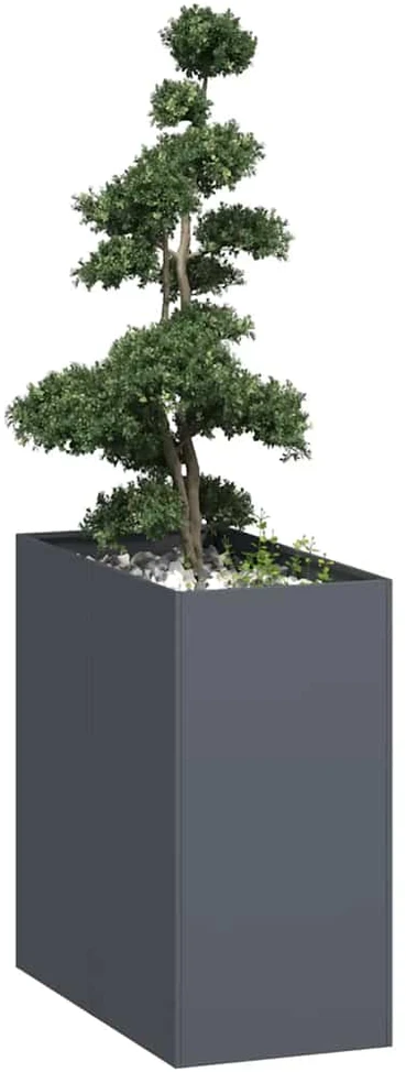 Lovelis, antracito spalvos, 40x80x80cm, plienas
