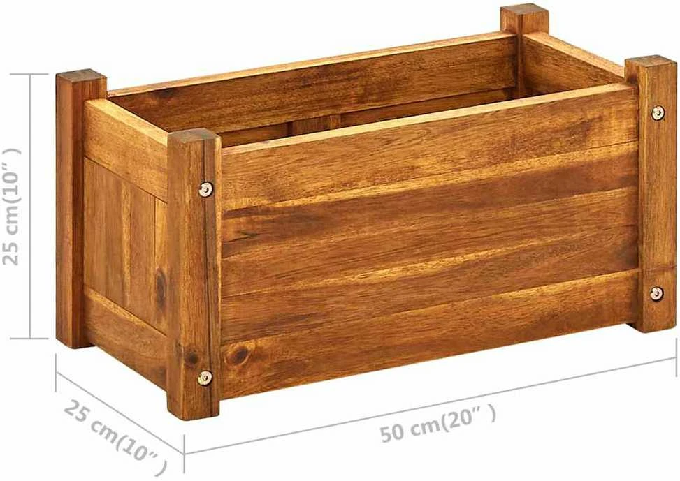 Lovelis augalams, akacija, 50x25x25cm, aukštas
