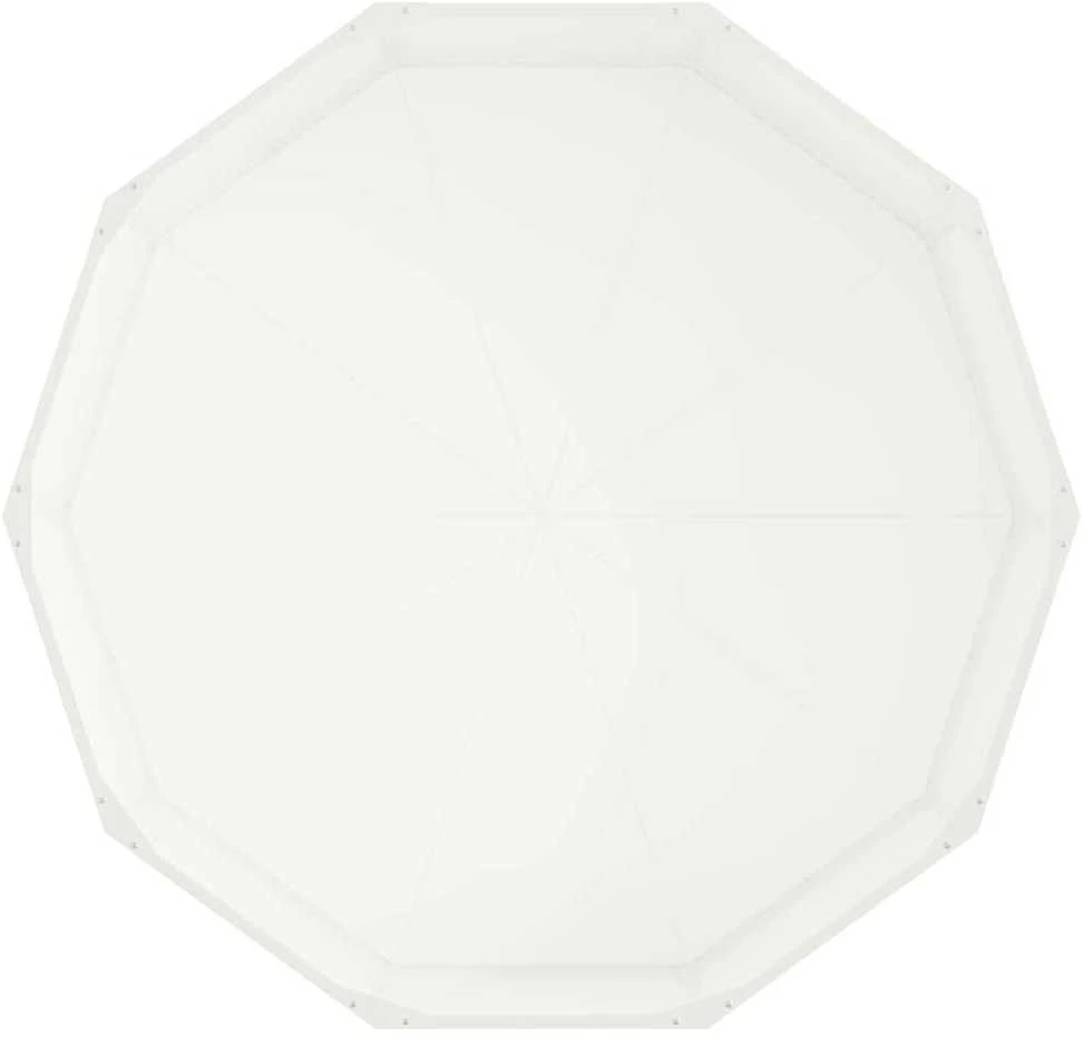 Lovelis Balta 120 x 120 x 35 cm Plienas