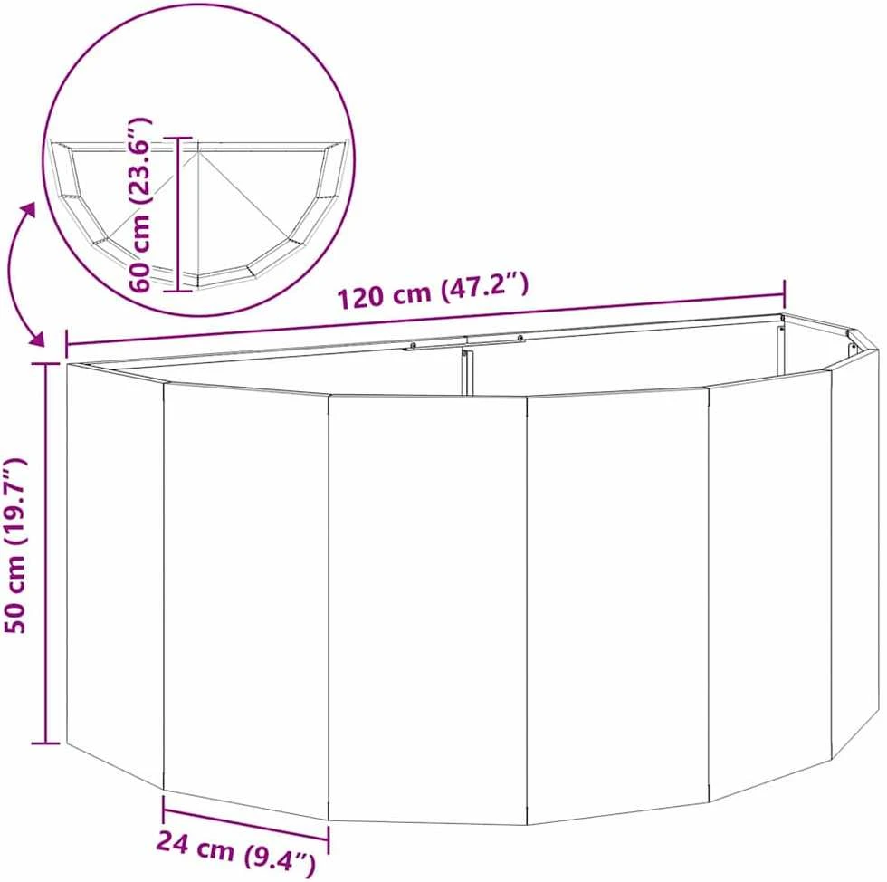 Lovelis Balta 120 x 60 x 50 cm Plienas