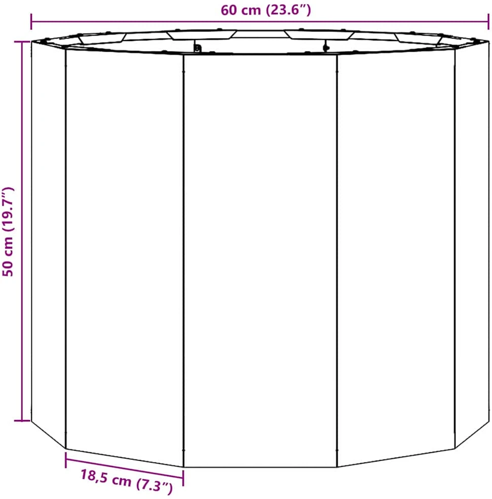 Lovelis Balta 60 x 60 x 50 cm Plienas