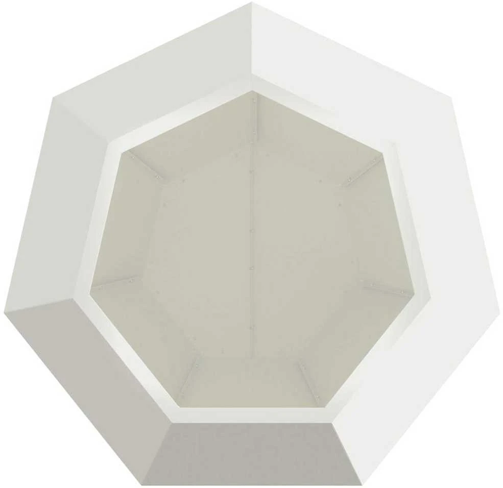 Lovelis Balta 75 x 75 x 60 cm Plienas
