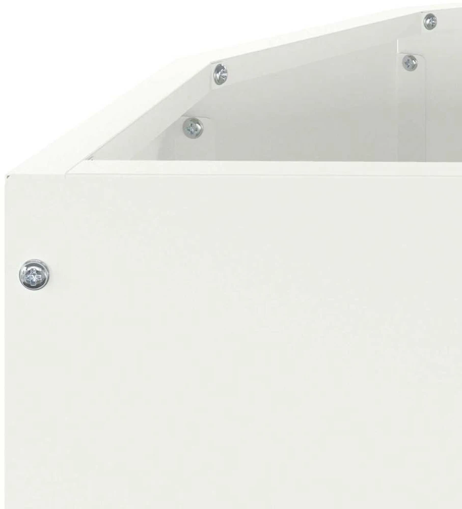 Lovelis Balta 90 x 45 x 50 cm Plienas