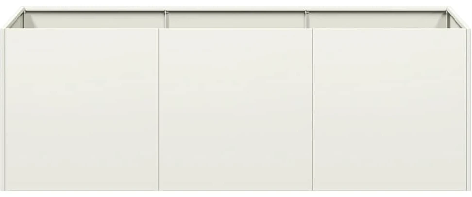 Lovelis, baltos spalvos, 120x40x40cm, šaltai valcuotas plienas