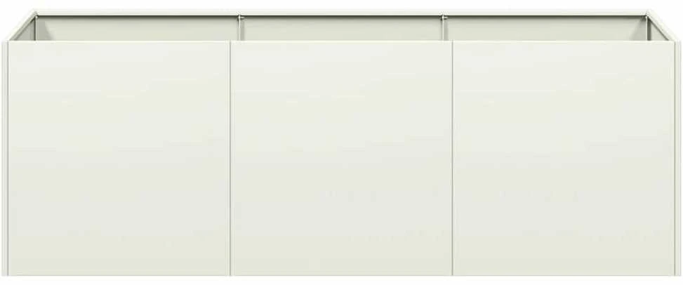 Lovelis, baltos spalvos, 120x40x40cm, šaltai valcuotas plienas