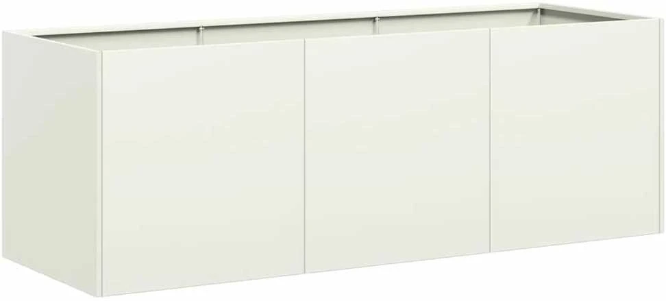 Lovelis, baltos spalvos, 120x40x40cm, šaltai valcuotas plienas