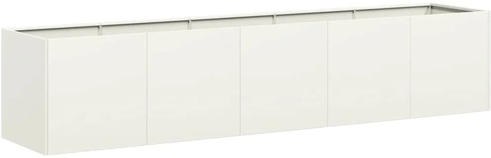 Lovelis, baltos spalvos, 200x40x40cm, šaltai valcuotas plienas