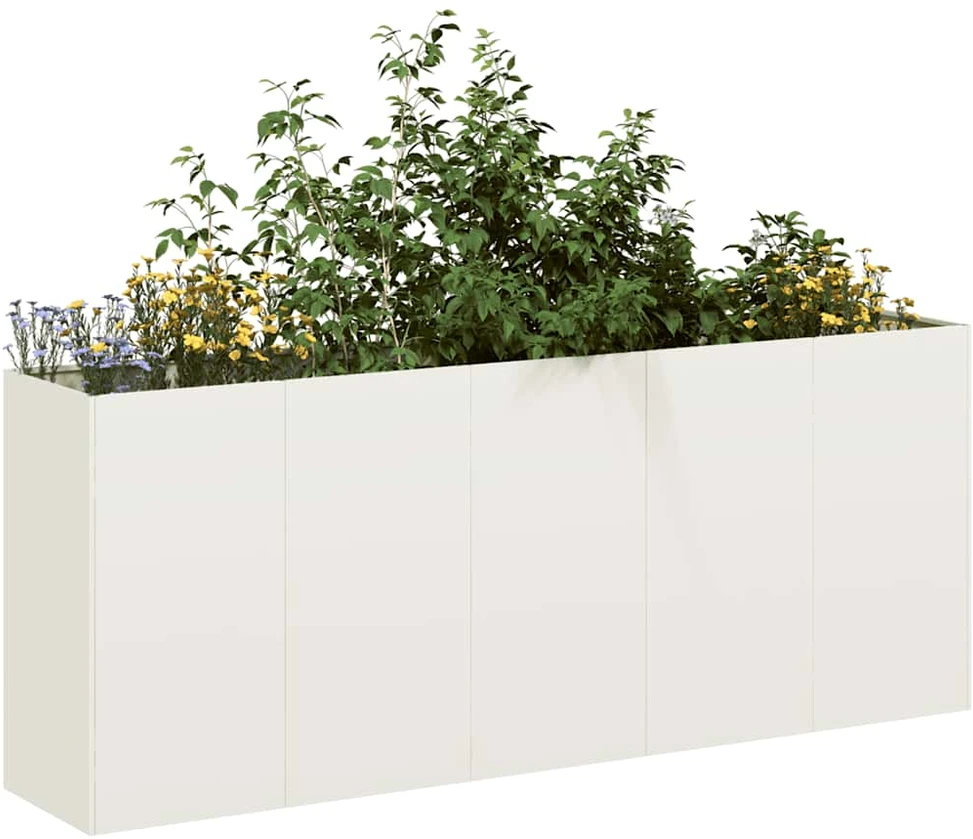Lovelis, baltos spalvos, 200x40x80cm, šaltai valcuotas plienas