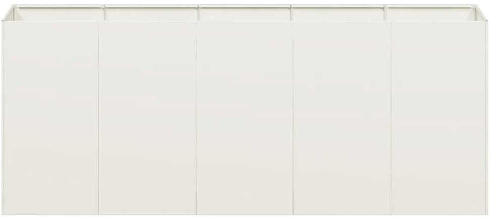 Lovelis, baltos spalvos, 200x40x80cm, šaltai valcuotas plienas