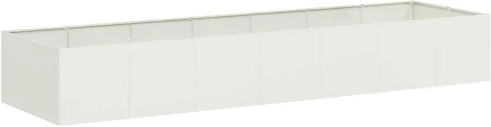 Lovelis, baltos spalvos, 280x80x40cm, plienas