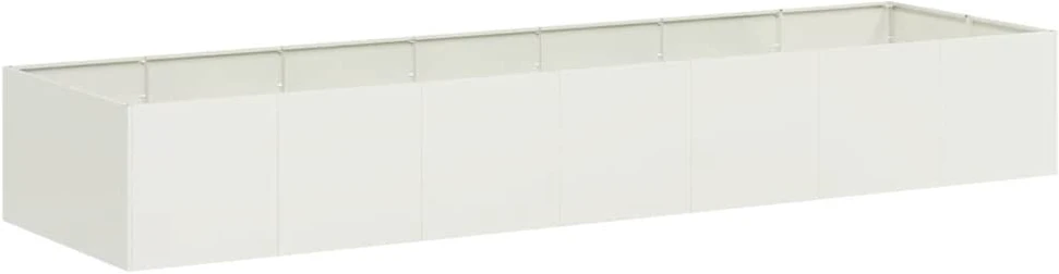 Lovelis, baltos spalvos, 280x80x40cm, plienas
