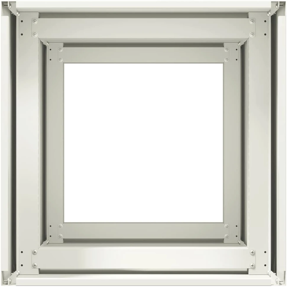 Lovelis, baltos spalvos, 40x40x80cm, šaltai valcuotas plienas