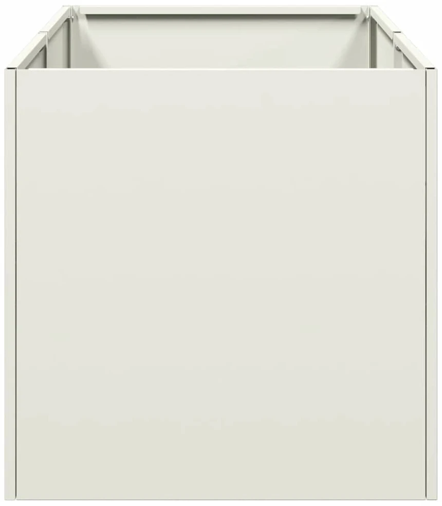 Lovelis, baltos spalvos, 40x80x40cm, šaltai valcuotas plienas