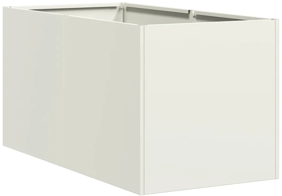 Lovelis, baltos spalvos, 40x80x40cm, šaltai valcuotas plienas