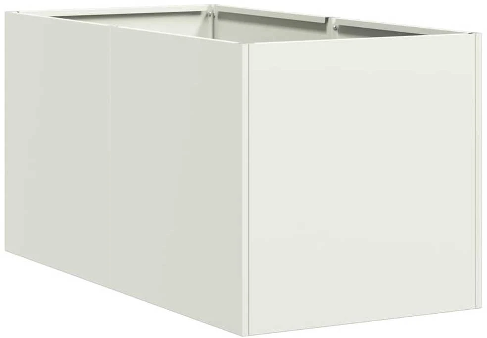 Lovelis, baltos spalvos, 40x80x40cm, šaltai valcuotas plienas