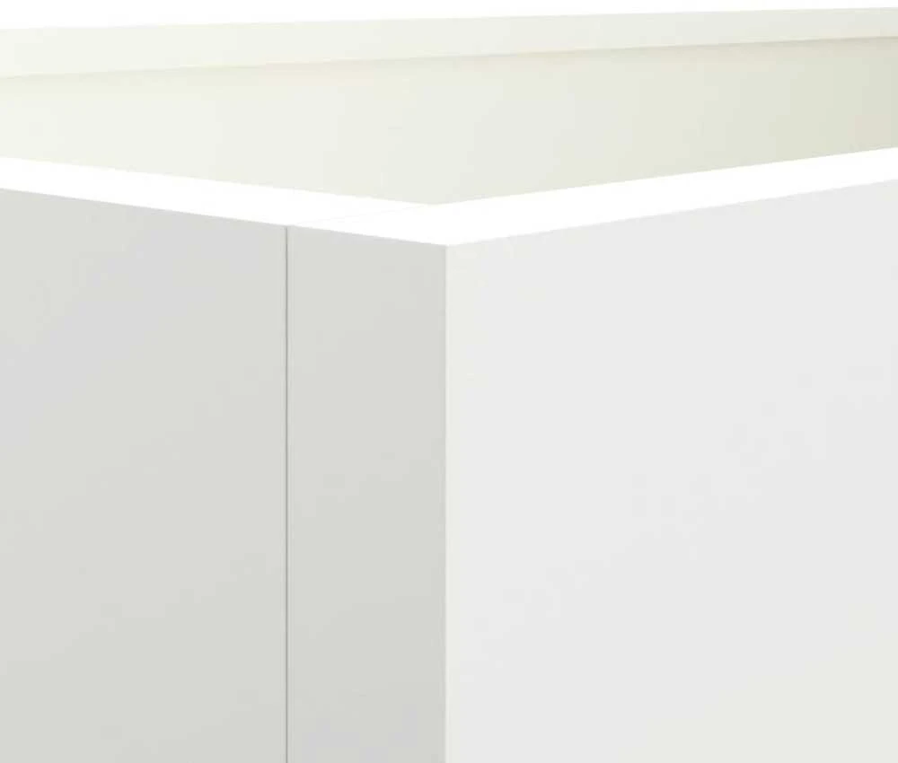 Lovelis, baltos spalvos, 62x30x29cm, šaltai valcuotas plienas