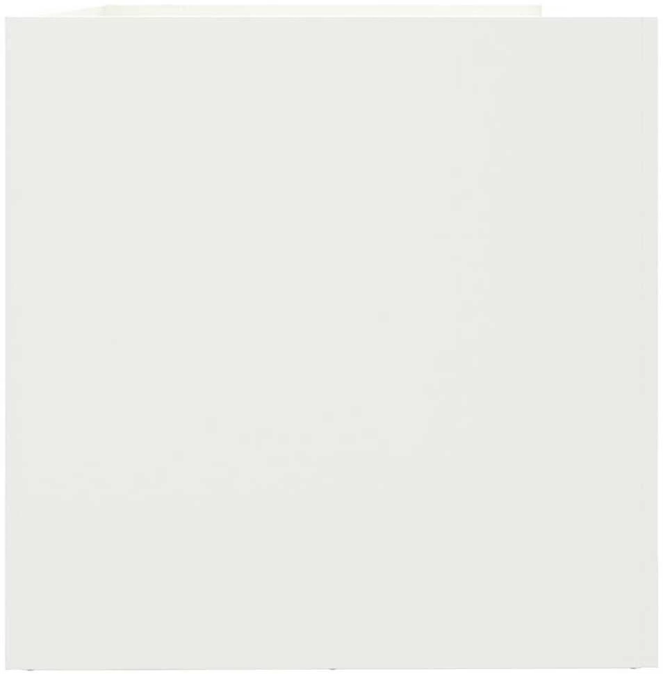 Lovelis, baltos spalvos, 62x47x46cm, šaltai valcuotas plienas