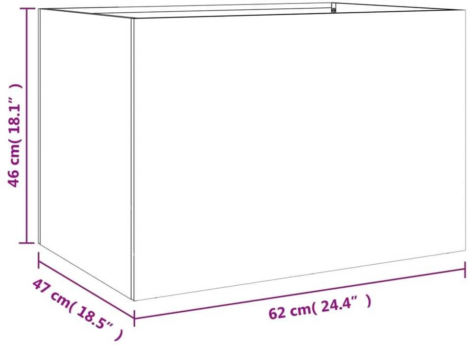 Lovelis, baltos spalvos, 62x47x46cm, šaltai valcuotas plienas