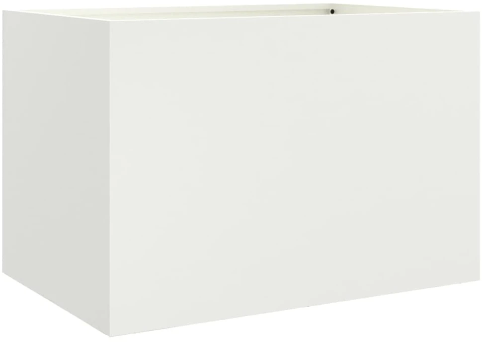 Lovelis, baltos spalvos, 62x47x46cm, šaltai valcuotas plienas