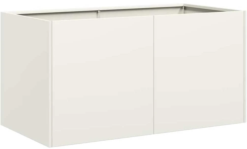 Lovelis, baltos spalvos, 80x40x40cm, šaltai valcuotas plienas