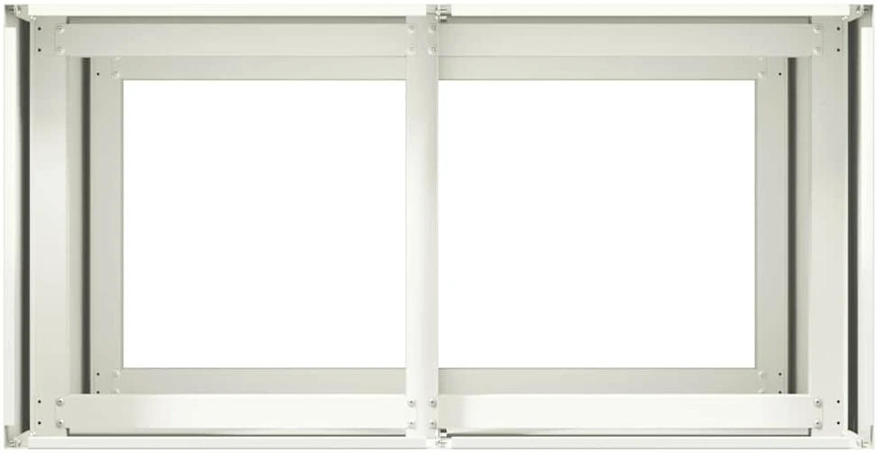 Lovelis, baltos spalvos, 80x40x80cm, šaltai valcuotas plienas
