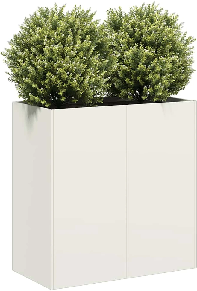 Lovelis, baltos spalvos, 80x40x80cm, šaltai valcuotas plienas