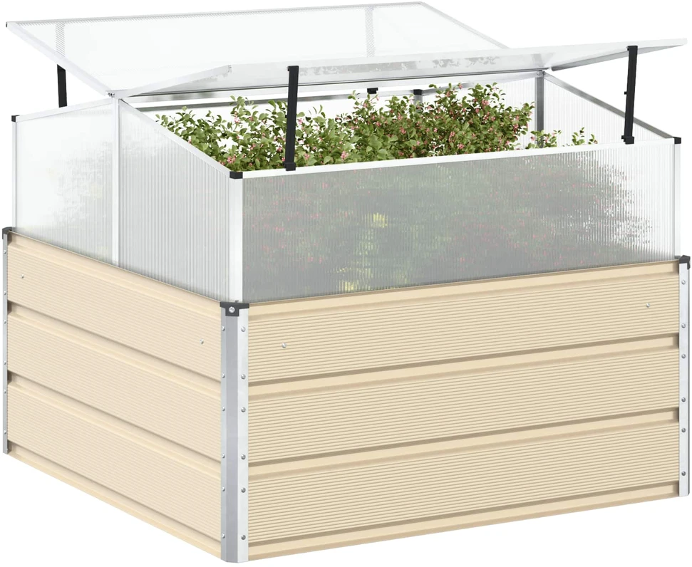 Lovelis Ivory 100 x 100 x 77 cm Galvanizuotas plienas
