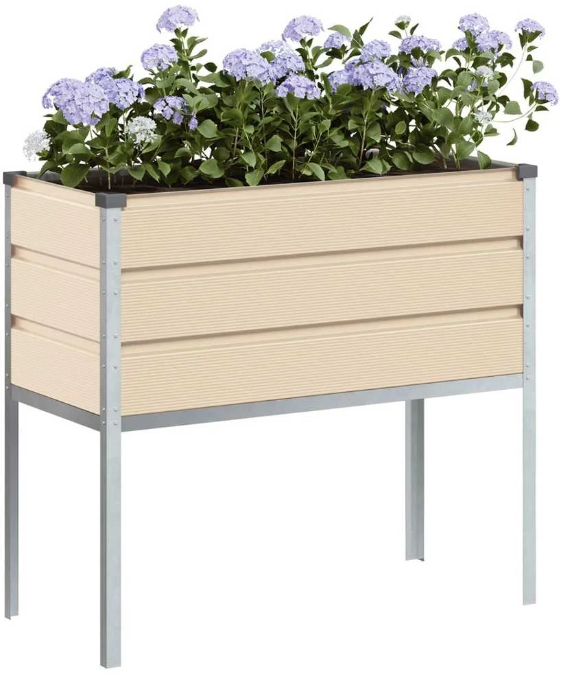 Lovelis Ivory 100 x 45 x 90 cm Cinkuota plienas