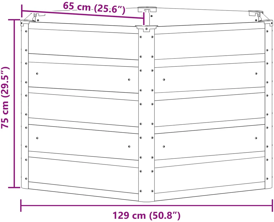 Lovelis Ivory 129 x 129 x75 cm Plienas