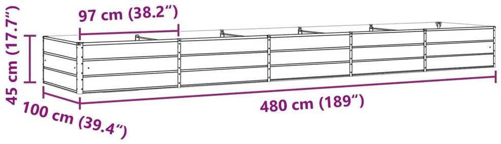 Lovelis Ivory 480 x 100 x 45 cm Galvanizuotas plienas