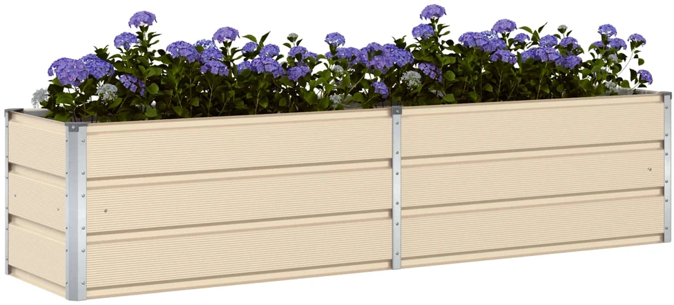 Lovelis Ivory 195 x 50 x 45 cm Cinkuota plienas