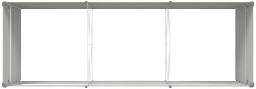 Lovelis Ivory 290 x 100 x 75 cm Galvanizuotas plienas