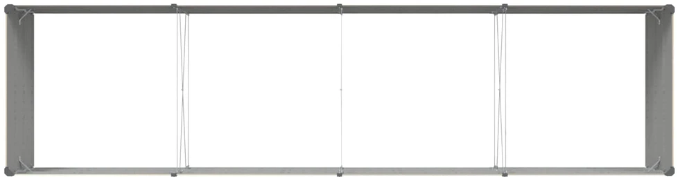 Lovelis Ivory 385 x 100 x 45 cm Galvanizuotas plienas