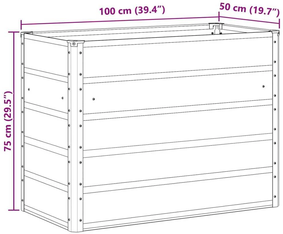 Lovelis Ivory 100 x 50 x 75 cm Cinkuota plienas