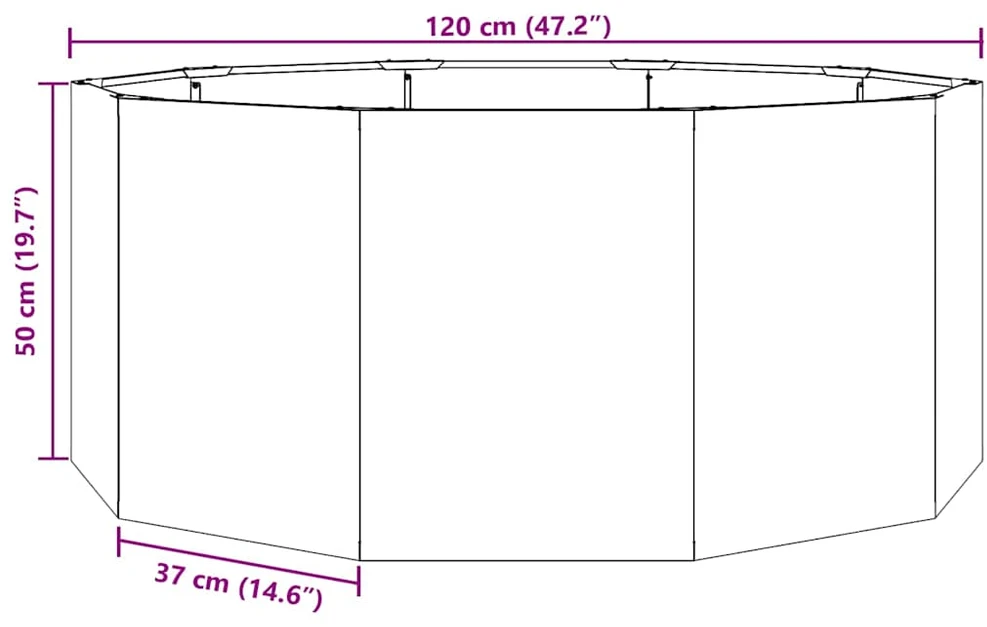 Lovelis Juoda 120 x 120 x 50 cm Plienas
