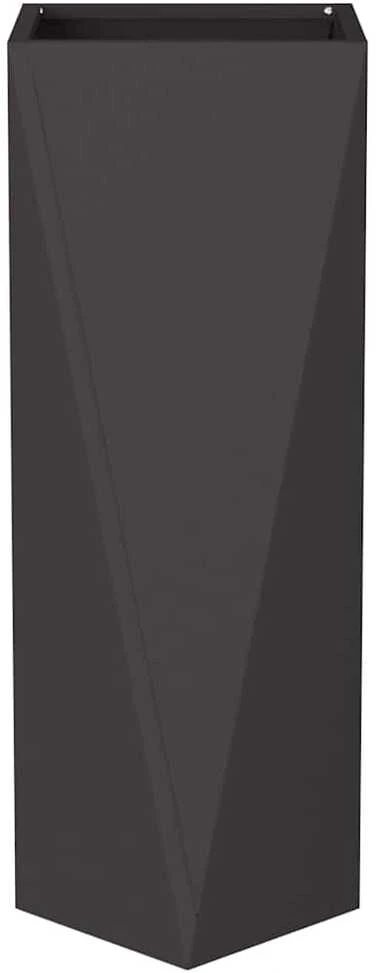 Lovelis Juoda 30 x 30 x 75 cm Plienas