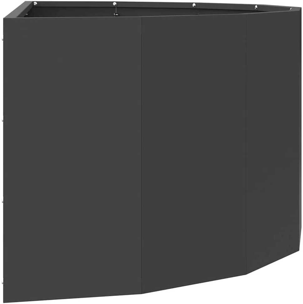 Lovelis Juoda 90 x 45 x 35 cm Plienas