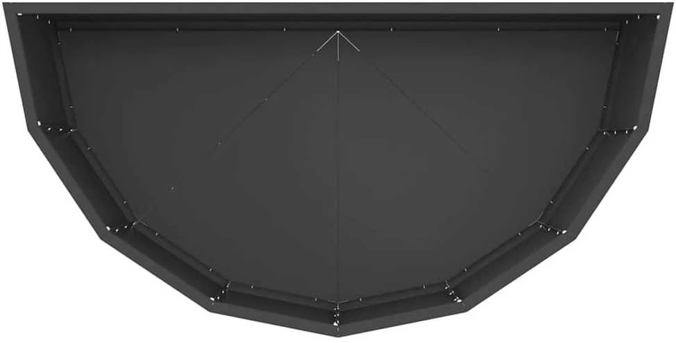 Lovelis Juoda 90 x 45 x 35 cm Plienas
