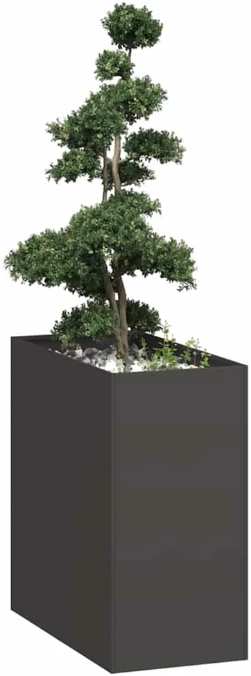 Lovelis, juodos spalvos, 40x80x80cm, plienas
