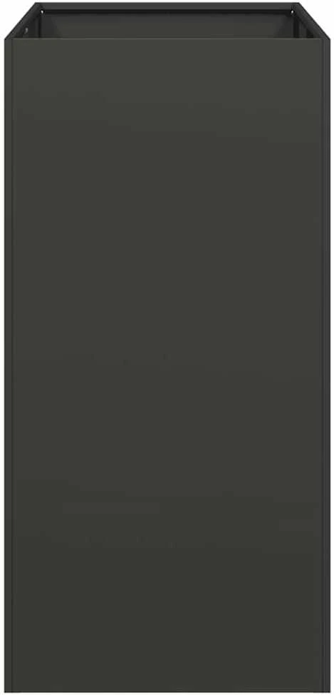 Lovelis, juodos spalvos, 40x80x80cm, plienas