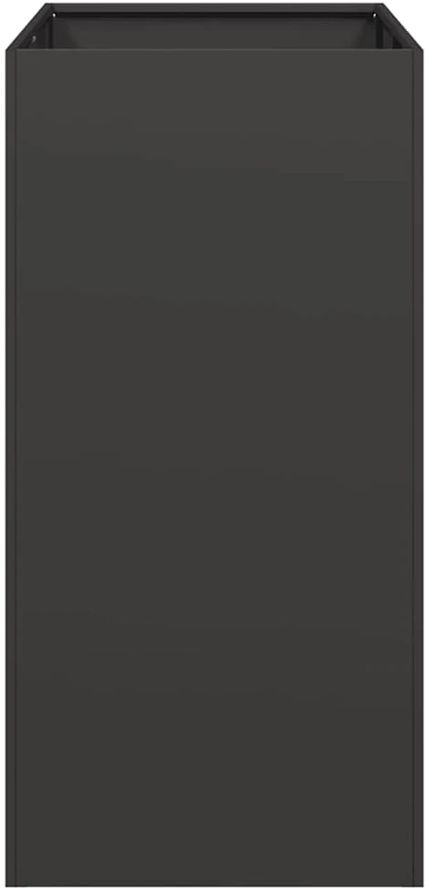 Lovelis, juodos spalvos, 40x80x80cm, plienas