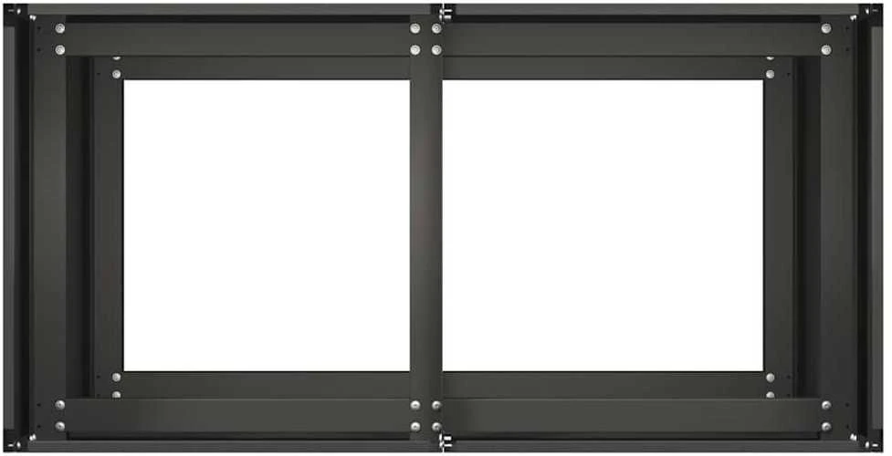 Lovelis, juodos spalvos, 80x40x80cm, šaltai valcuotas plienas