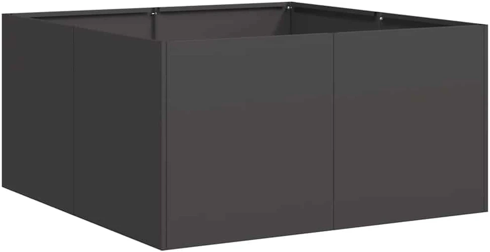 Lovelis, juodos spalvos, 80x80x40cm, šaltai valcuotas plienas