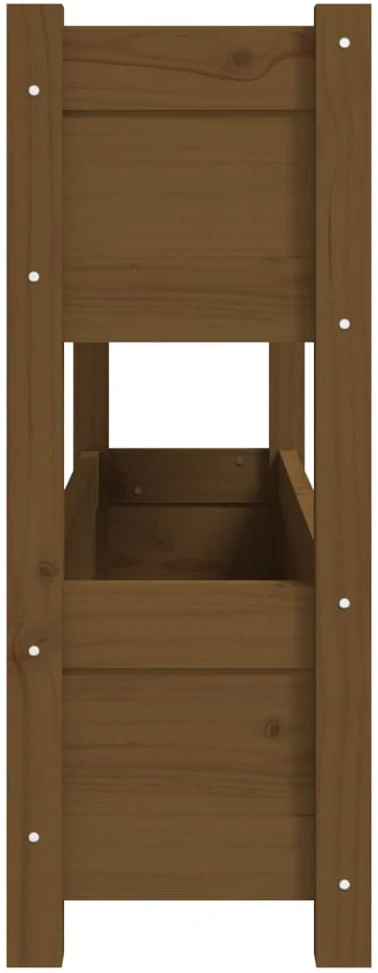 Lovelis, medaus rudas, 112x25x66cm, pušies medienos masyvas