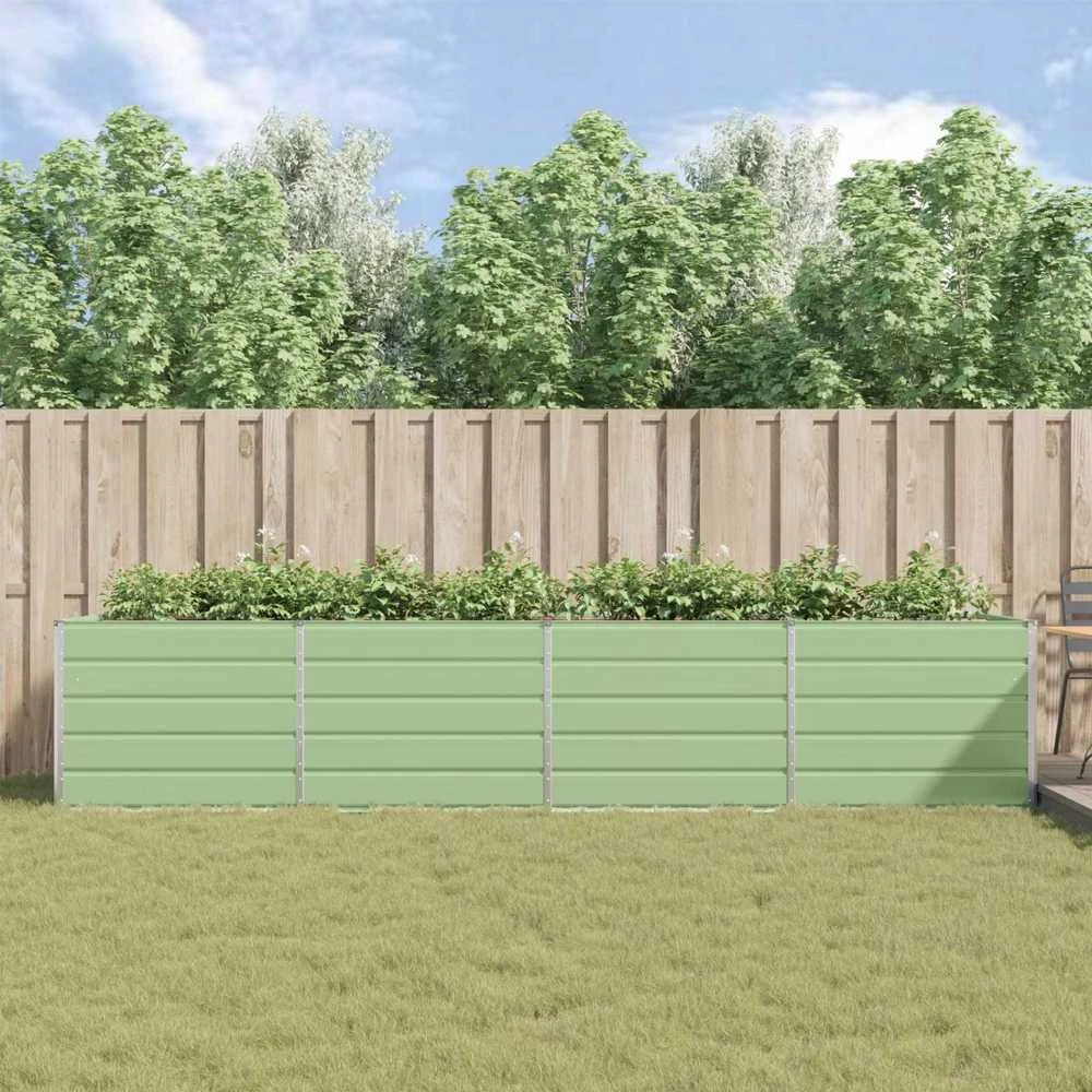 Lovelis Pastelinė žalia 385 x 100 x 75 cm Galvanizuotas plienas