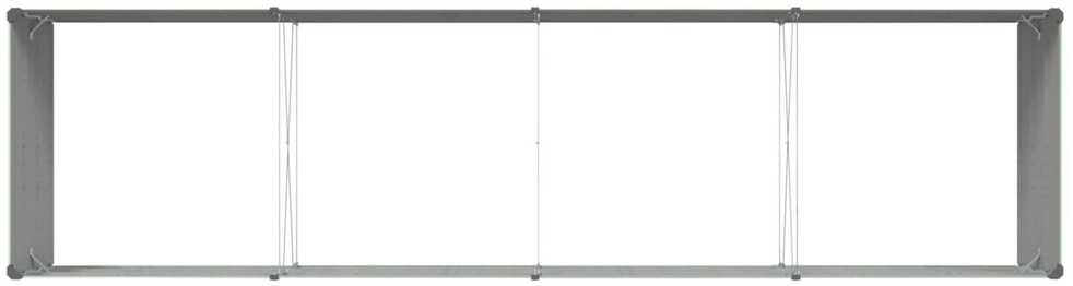 Lovelis Pastelinė žalia 385 x 100 x 45 cm Galvanizuotas plienas