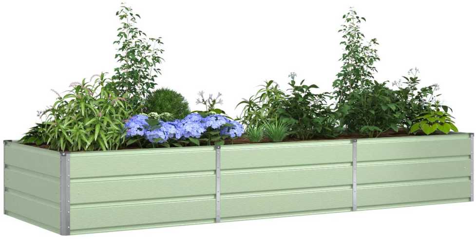 Lovelis Pastelinė žalia 290 x 100 x 45 cm Galvanizuotas plienas