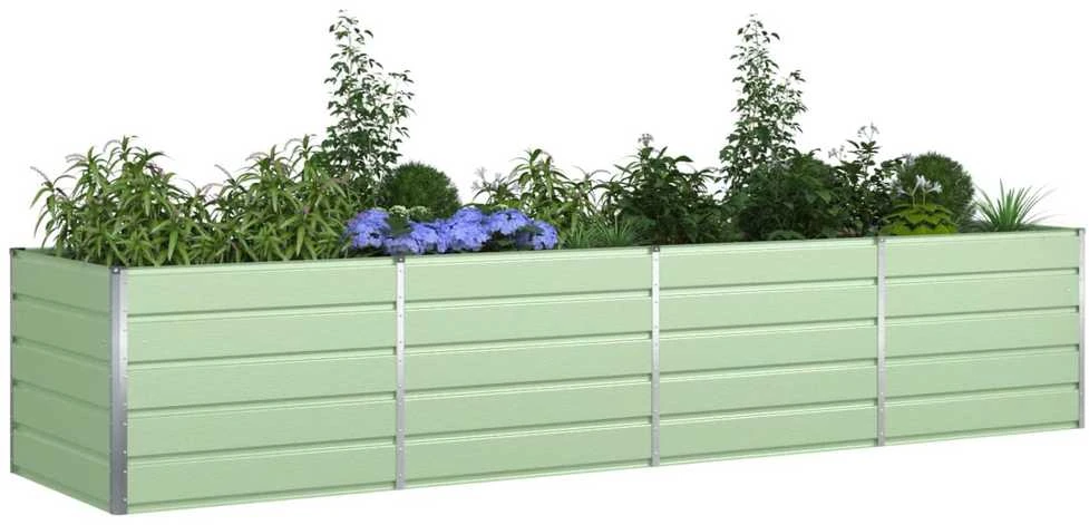 Lovelis Pastelinė žalia 385 x 100 x 75 cm Galvanizuotas plienas